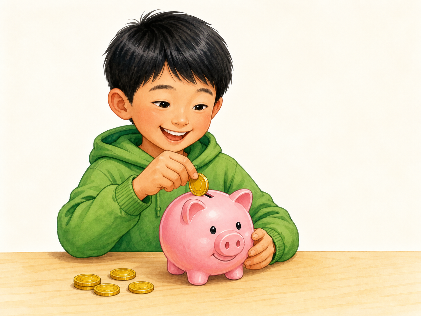存钱罐与硬币,演示 save 的含义
